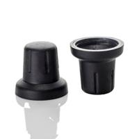 307drn170-006-black Sifam 17mm Black Potentiometer Knob for 6mm Shaft D Shaped, 3/07/DRN170 006 BLACK
