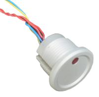 cps22ir-alna-24rg CAMDENBOSS Illuminated Piezo Switch, Momentary, SPST, IP68, Wire Lead, 200 mA@ 24 V, -40 → +125°C
