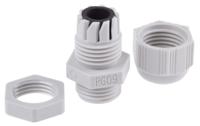 f7000900r SIB SIB-TEC Series Grey PA 6 Cable Gland, PG9 Thread, 2.5mm min., 8mm max., IP68