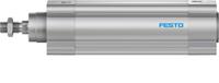 dsbc-63-125-ppva-n3 Festo Pneumatic Piston Rod Cylinder - 1383583 63 mm Bore, 125 mm DSBC Series, Double Acting Acting