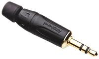 ks3pb-au Amphenol Industrial Jack Connector 3.5 mm Cable Mount Stereo Plug, 3Pole