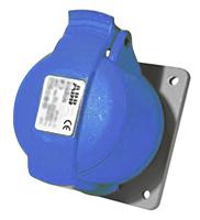2cma193242r1000-232ru6 Amphenol Industrial, CMA IP44 Blue Panel Mount 2P + E Industrial Power Socket, Rated At 32A, 230 V