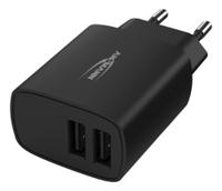 1001-0106-520 Ansmann 12W Power Brick AC/DC Adapter 5V dc Output, 2.4A Output