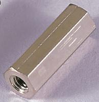 301412040050 Essentra Standoff, M4 x M4 Thread, 12mm Body, Brass, Female/Female