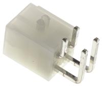 39-30-1040 Molex Mini-Fit Jr Series Right Angle Through Hole PCB Header, 4 Contact(s), 4.2 mm Pitch, 2 Row, Shrouded