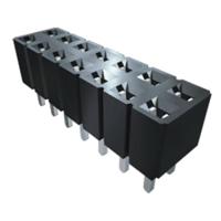 slw-112-01-g-d Samtec SLW Series Straight Through Hole Mount PCB Socket, 12-Contact, 2-Row, 2.54mm Pitch, Solder Termination