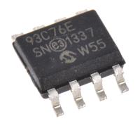 93c76-esn Microchip 93C76-E/SN,  16 kB Serial EEPROM,  400 ns 8-Pin SOIC Serial-3 Wire
