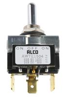 awte1504 TE Connectivity Toggle Switch, Panel Mount, On-Off-On, SPDT, Tab Terminal