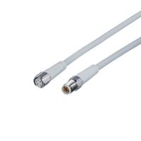 evf182 ifm electronic Male 4 way M8 to Female 4 way M8 Communication Cable, 5 m