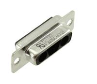 f3w3sc-k121-1731070058 FCT from Molex 173107 3 Way Panel Mount D-sub Connector Socket, 6.86mm Pitch, with 4-40 Screw Locks