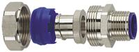 166-32206-lts20-fmc-m20-npbpa6-ml HellermannTyton Straight, Conduit Fitting, 20mm Nominal Size, M20, Brass, PA 6, Silver IP68 rating