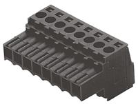 1615690000 Weidmuller, 3.5mm Pitch, BL, 4 Way, Pluggable Terminal Block, Plug, Cable Mount, Screw Termination,