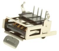 lusba11100 Amphenol Communications Solutions Right Angle, Socket- Single Port Type A USB Connector