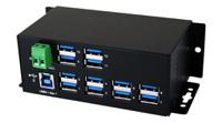 ex-1112hms Exsys 12 Port USB 3.0, USB 3.1 USB A, USB B  Hub, 132.50 x 65.00 x 48.20mm