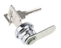 f292-03-2 Euro-Locks a Lowe & Fletcher group Company Camlock, 9.5mm Panel-to-Tongue, 20.3 x 17.7mm Cutout, Key Unlock