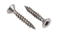 144-3511 RS PRO Pozidriv Countersunk Stainless Steel Wood Screw, A2 304, 5mm Thread, 30mm Length