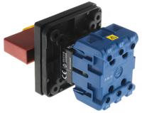 kg20t203gba022e Kraus & Naimer 3P Pole Panel Mount Isolator Switch - 25A Maximum Current, 7.5kW Power Rating, IP65