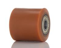 1534-cc LAG Orange Polyurethane Abrasion Resistant, High Load Capacity, Laceration Resistant, Non-Marking Trolley Wheel, 800kg