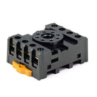 pf083a-e Omron 8 Pin 250V ac DIN Rail Relay Socket, for use with MK2PD-I, MK2PD-S, MK2P-I, MK2PND-I, MK2PND-S, MK2PN-I, MK2PN-S,