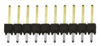 tsw-110-07-l-s Samtec TSW Series Straight Through Hole Pin Header, 10 Contact(s), 2.54 mm Pitch, 1 Row, Unshrouded