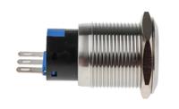 811-8572 RS PRO Push Button Switch, Momentary, Panel Mount, 19mm Cutout, SPDT, 250V ac, IP65, IP67