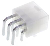 39-30-1060 Molex Mini-Fit Jr Series Right Angle Through Hole PCB Header, 6 Contact(s), 4.2 mm Pitch, 2 Row, Shrouded