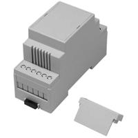 194-7580 RS PRO Open Top, Vented Sides Enclosure Type, 36 x 90 x 58mm, Polycarbonate DIN Rail Enclosure Kit