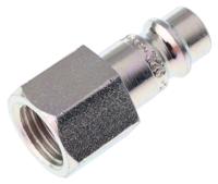 103205202 CEJN Steel Male Pneumatic Quick Connect Coupling, G 1/4 Female Threaded