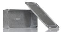 1590wp1fl Hammond 1590 Series Natural Die Cast Aluminium Enclosure, IP65, Flanged, Natural Lid, 153 x 83.1 x 50.4mm