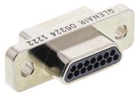 m8351301-bn Glenair M83513 15 Way Cable Mount D-sub Connector Plug