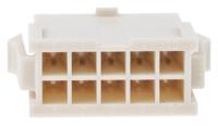 39-01-2106 Molex, Mini-Fit Jr Male Connector Housing, 4.2mm Pitch, 10 Way, 2 Row