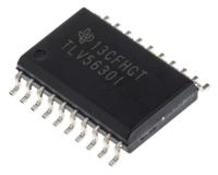 tlv5630idw Texas Instruments, DAC Octal 12 bit-, 283ksps, ±0.6%FSR Serial (SPI/QSPI/Microwire), 20-Pin SOIC