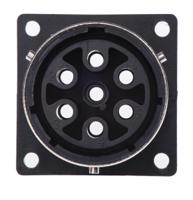 tr1807rfs1nb-192990-1300 ITT Cannon Circular Connector, 7 Contacts, Panel, Standard Connector, Socket, Female, IP65, Trident Ringlock Series