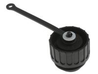 c016-00v000-000-12 Amphenol Industrial Eco-Mate Plug Dust Cap, Shell Size 2 IP65 Rated, Nylon