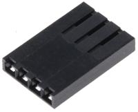 50-57-9204 Molex, SL Female Connector Housing, 2.54mm Pitch, 4 Way, 1 Row