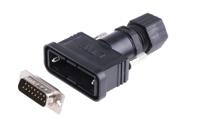 sdb-15bmma-sl7001 Amphenol Industrial SDB 15 Way Cable Mount D-sub Connector Plug