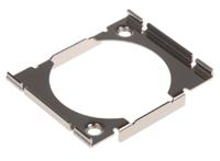 mfd Neutrik, Phono (RCA) Connectors Fixing Plate for use with D-Size Chassis Connectors