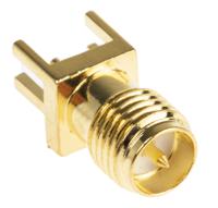 con-sma-edge-srp RF Solutions CON Series, Jack SMA Connector, Solder Termination, Straight Body