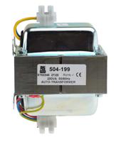 504-199 RS PRO 250VA Enclosed Autotransformer, 220 V ac, 230 V ac, 240 V ac Primary, 115V ac Secondary