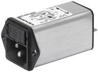 43015209 Schurter 10A, 250 V ac Male Screw Filtered IEC Connector 2 Pole 4301.5209, Quick Connect 2 Fuse