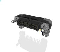 mhdas2m020yce11 Amphenol Socapex MHDAS Series Right Angle PCB PCB Header, 20 Contact(s), 1.27 mm Pitch, 2 Row, Shrouded