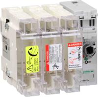 gs2j3 Schneider Electric Fuse Switch Disconnector, 3 Pole, 100A Max Current, 100A Fuse Current