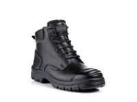 sdr10csi-09 Goliath SDR10CSI Black Steel Toe Capped Men's Safety Boots, UK 9, EU 43