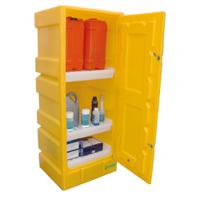 p3230606 Ecospill Ltd 1 Door, 0 Drawer Polyethylene Floor Standing Cupboard, 65 x 57 x 165cm