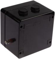 cep121290pa CE-TEK CEP Series Black Polyester Junction Box, IP66, 10 Terminals, ATEX, 122 x 120 x 90mm