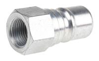 h3-63-bspp Parker Steel Male Hydraulic Quick Connect Coupling, G 3/8 Female