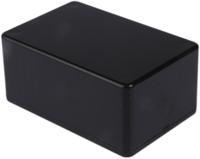 1591lsbk Hammond 1591 Series Black ABS Enclosure, IP54, Black Lid, 85 x 56 x 35mm