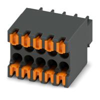 1844604 Phoenix Contact, 2.54mm Pitch, 10 Way, Pluggable Terminal Block, PCB, Plug In Termination,