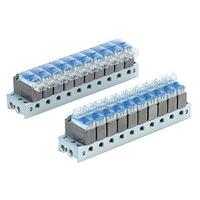vv100-s41-02-m5 SMC VV100 series 2 station M5 Manifold, VV100-S41-02-M5