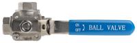 499-1865 RS PRO Stainless Steel L Port, 3 Way, Ball Valve, Threaded, BSPP 1/4in, 68bar Operating Pressure